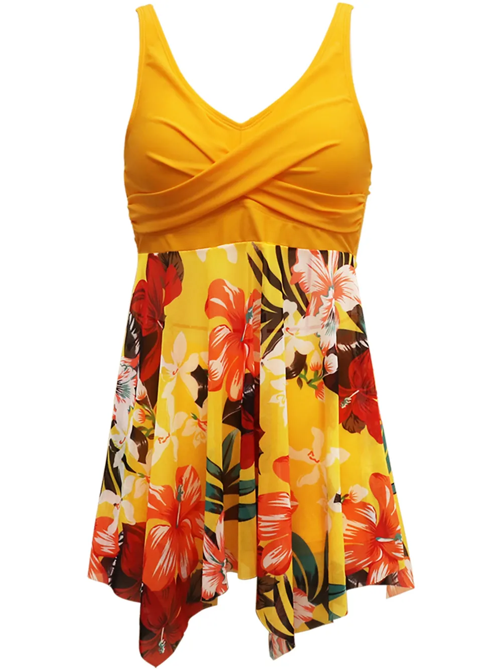 Printed Wide Strap Two-Piece Swim Set, image 17