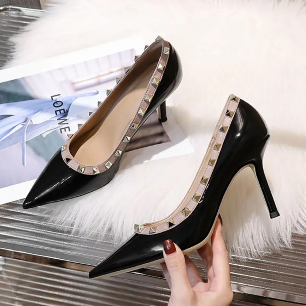 Point Toe Stiletto Pumps, image 7