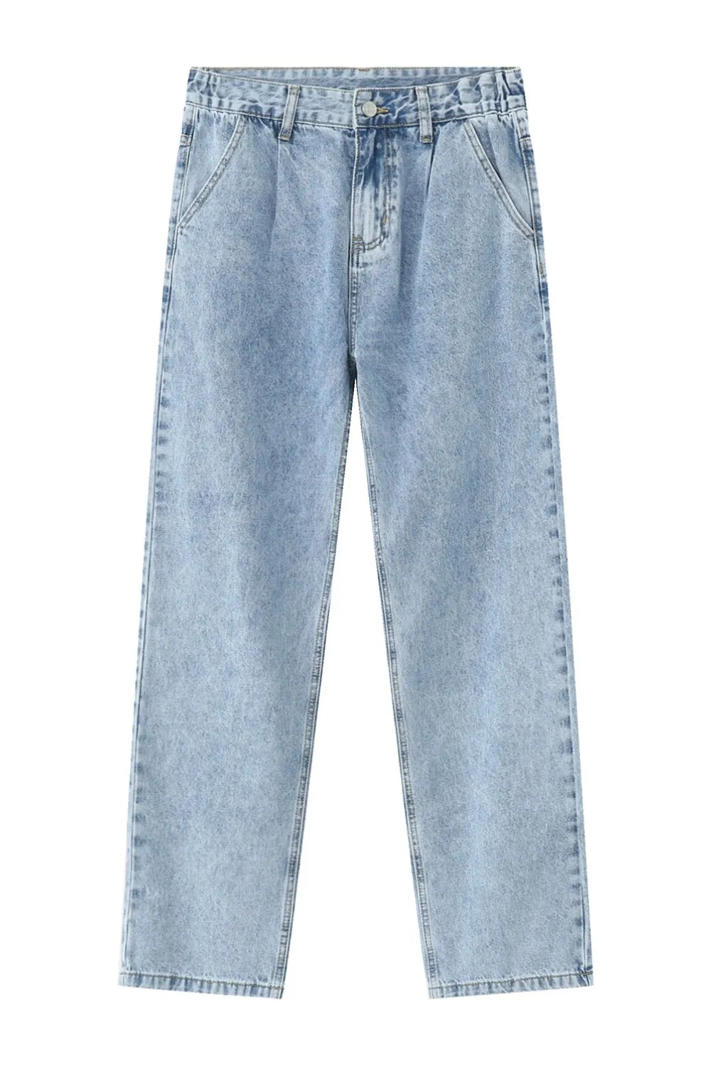 Mid Rise Baggy Jeans with Pockets, image 6