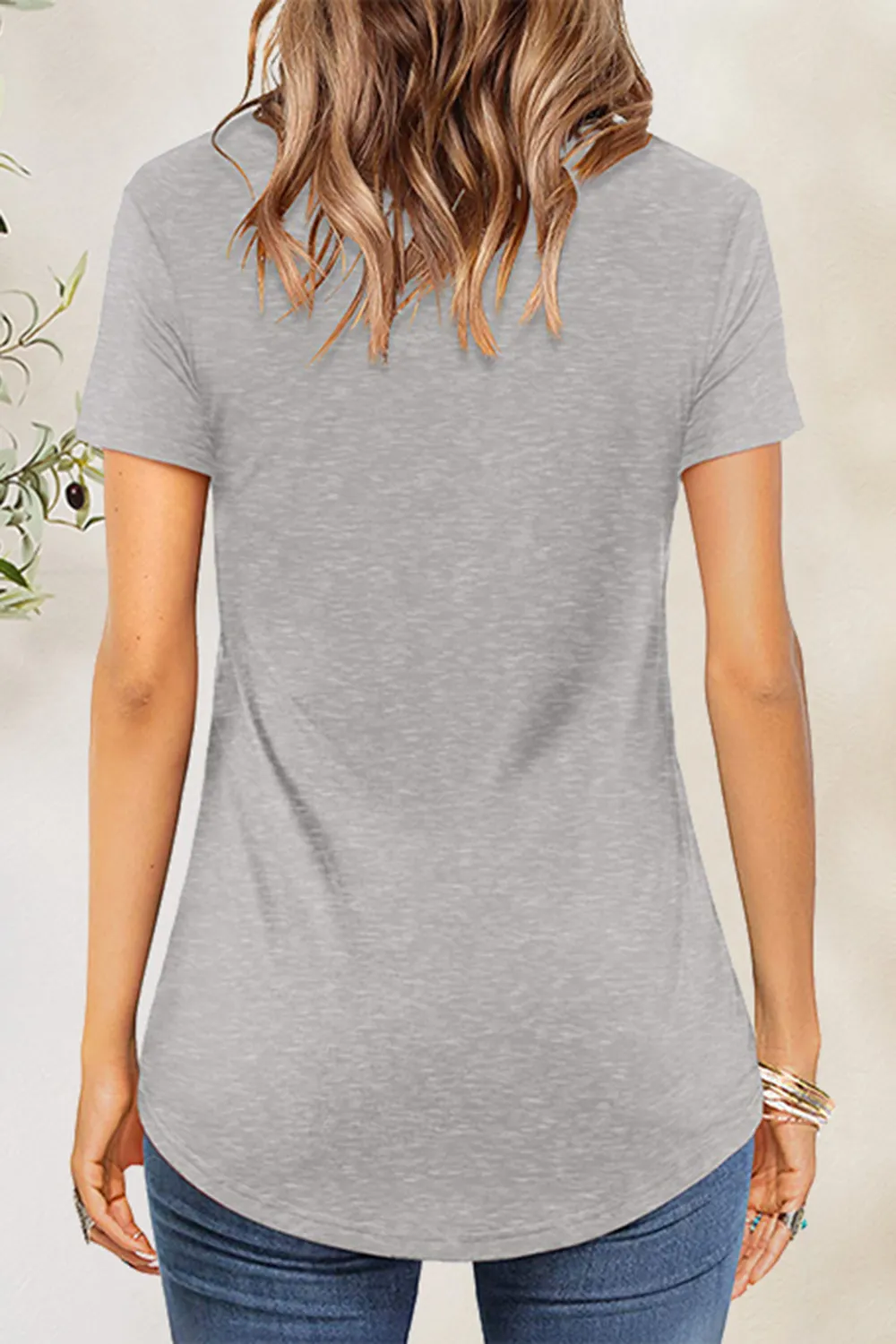 Crisscross Short Sleeve T-Shirt, image 3
