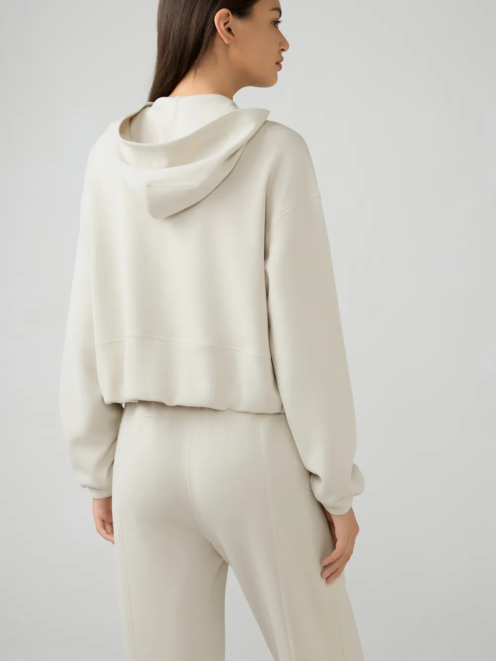Zip Up Dropped Shouder Active Hooded, image 23