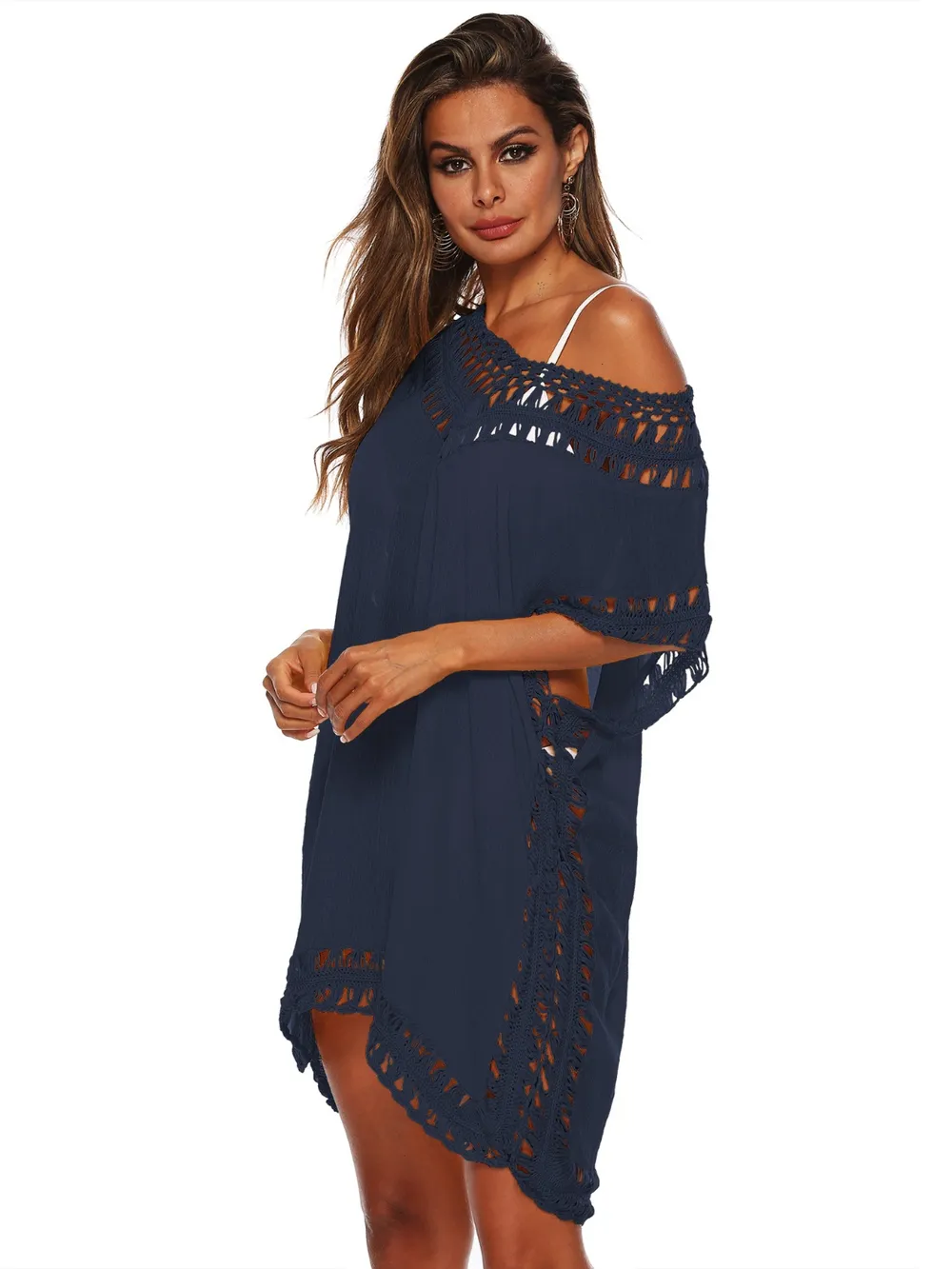 Cutout V-Neck Short Sleeve Cover-Up, image 20