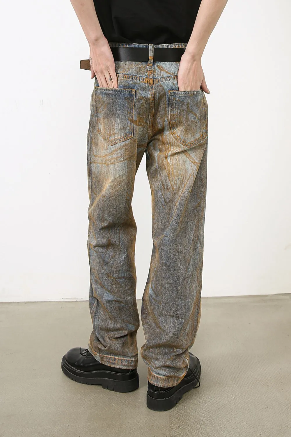 Men's Baggy Jeans with Pockets, image 3