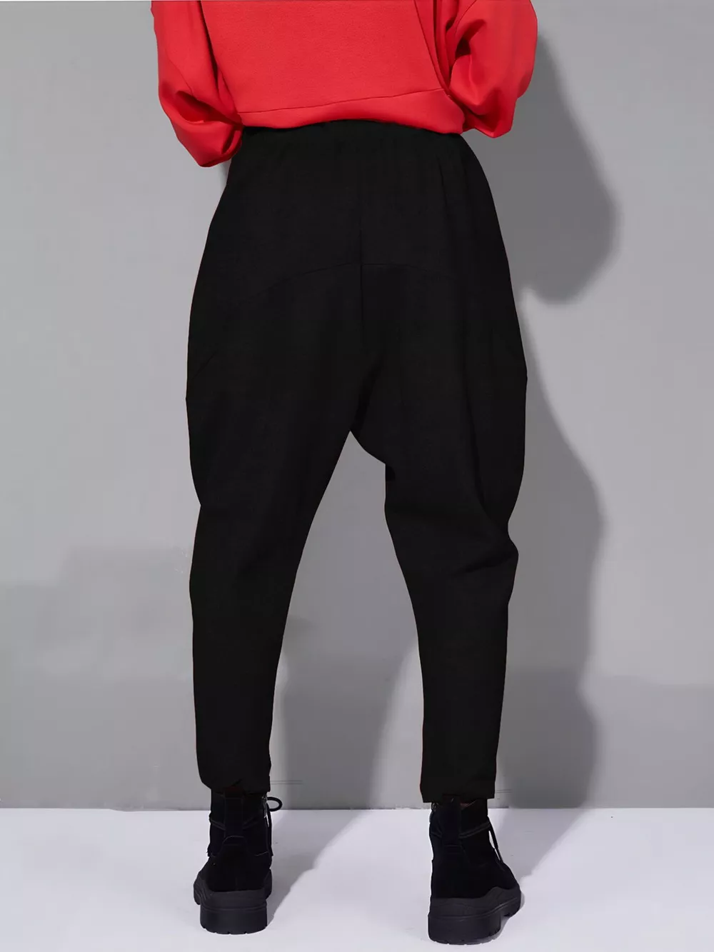 Loose Fit Harem Pants with Pockets, image 14