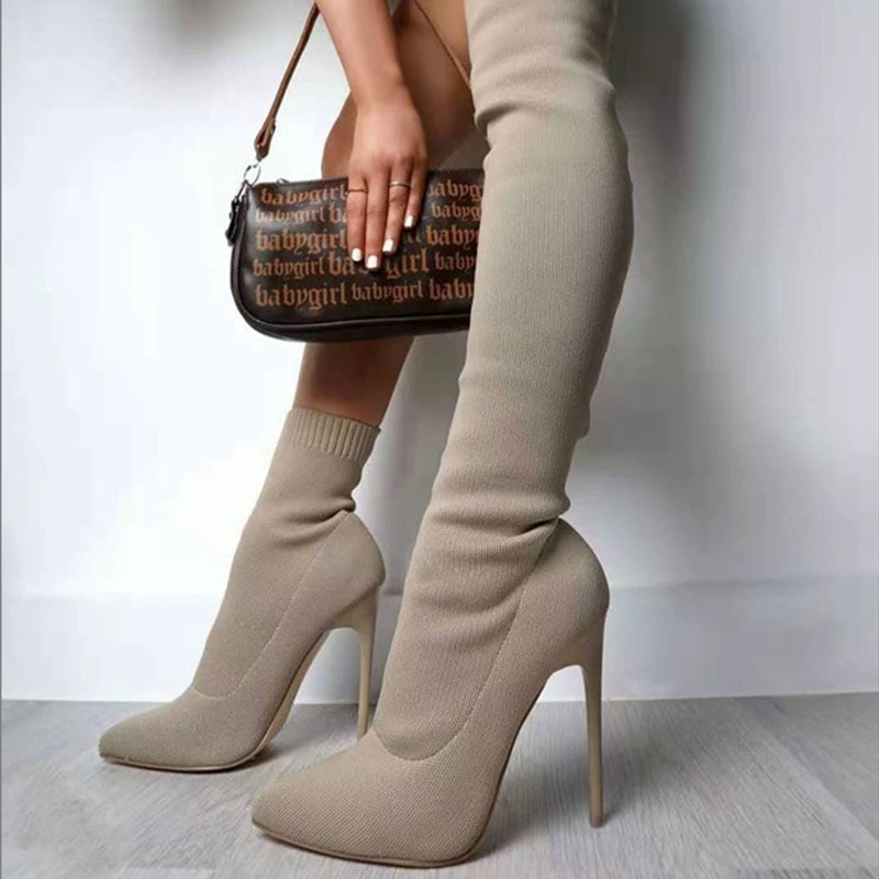 Point Toe Stiletto Boots, image 6