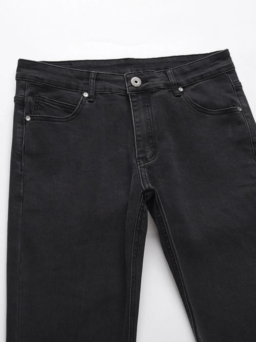 Men's Washed Bootcut Jeans, image 4