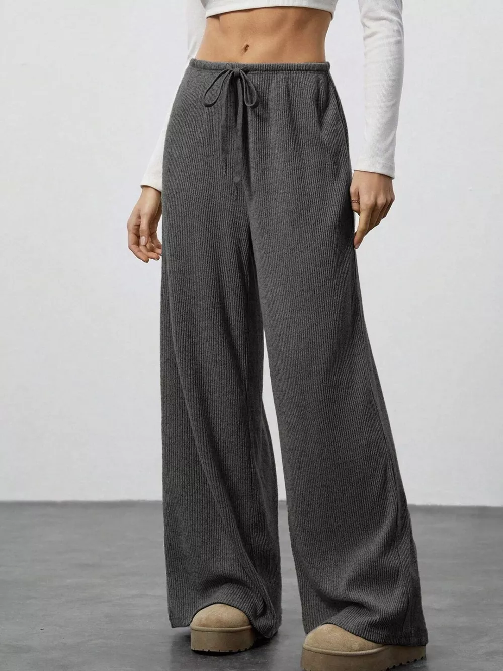 Relaxed Fit Drawstring Pants, image 25