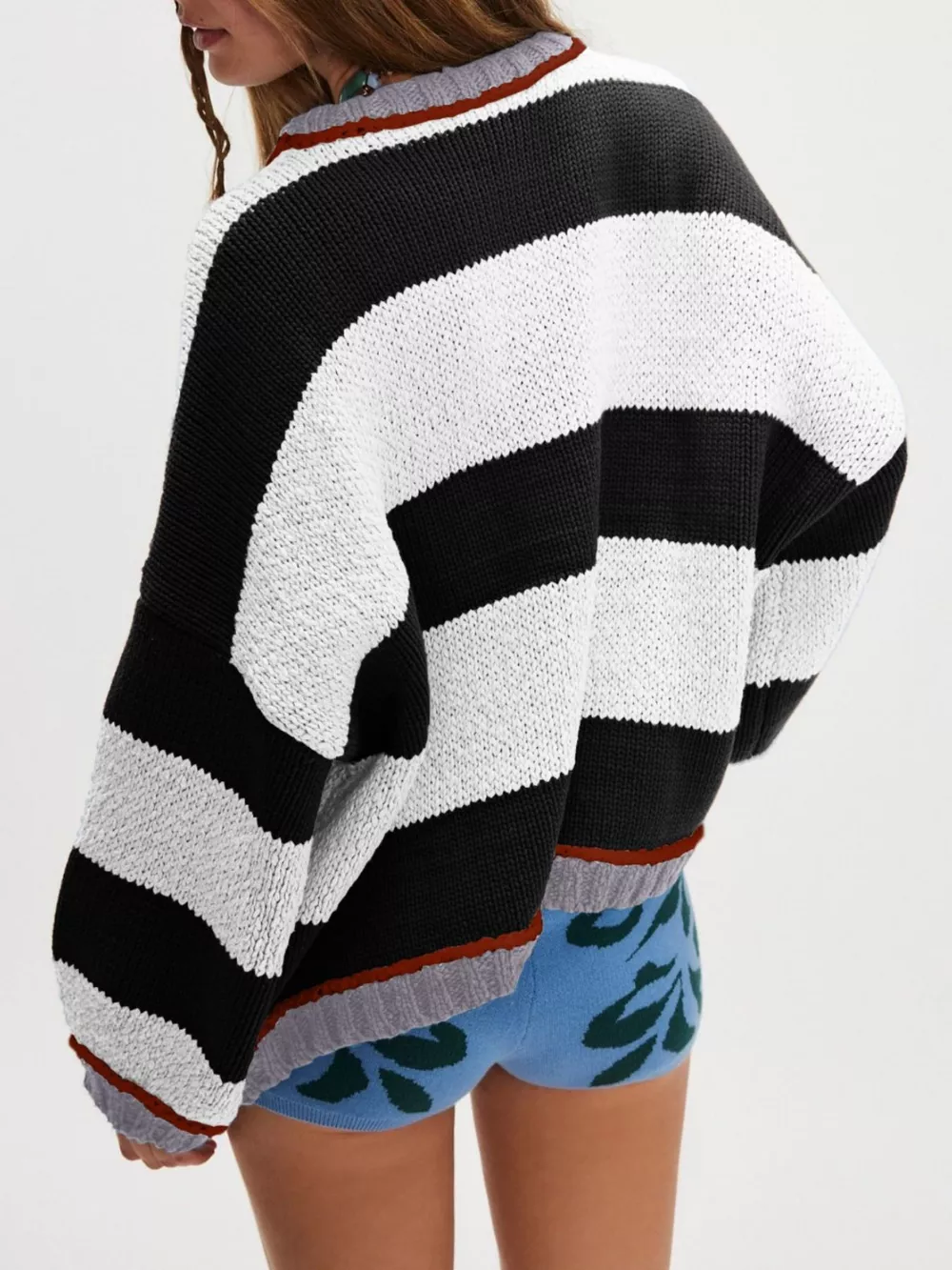 Color Block Round Neck Sweater, image 18