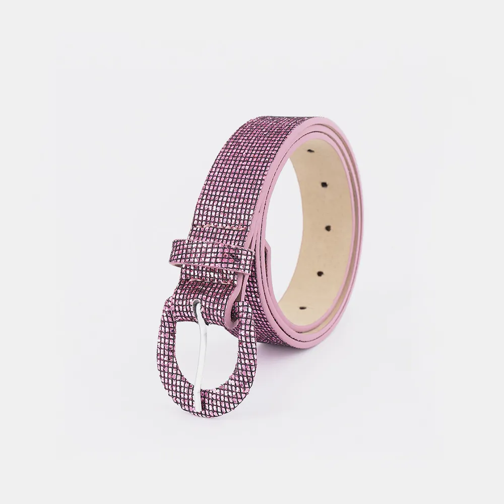 Sequin PU Leather Belt, image 8