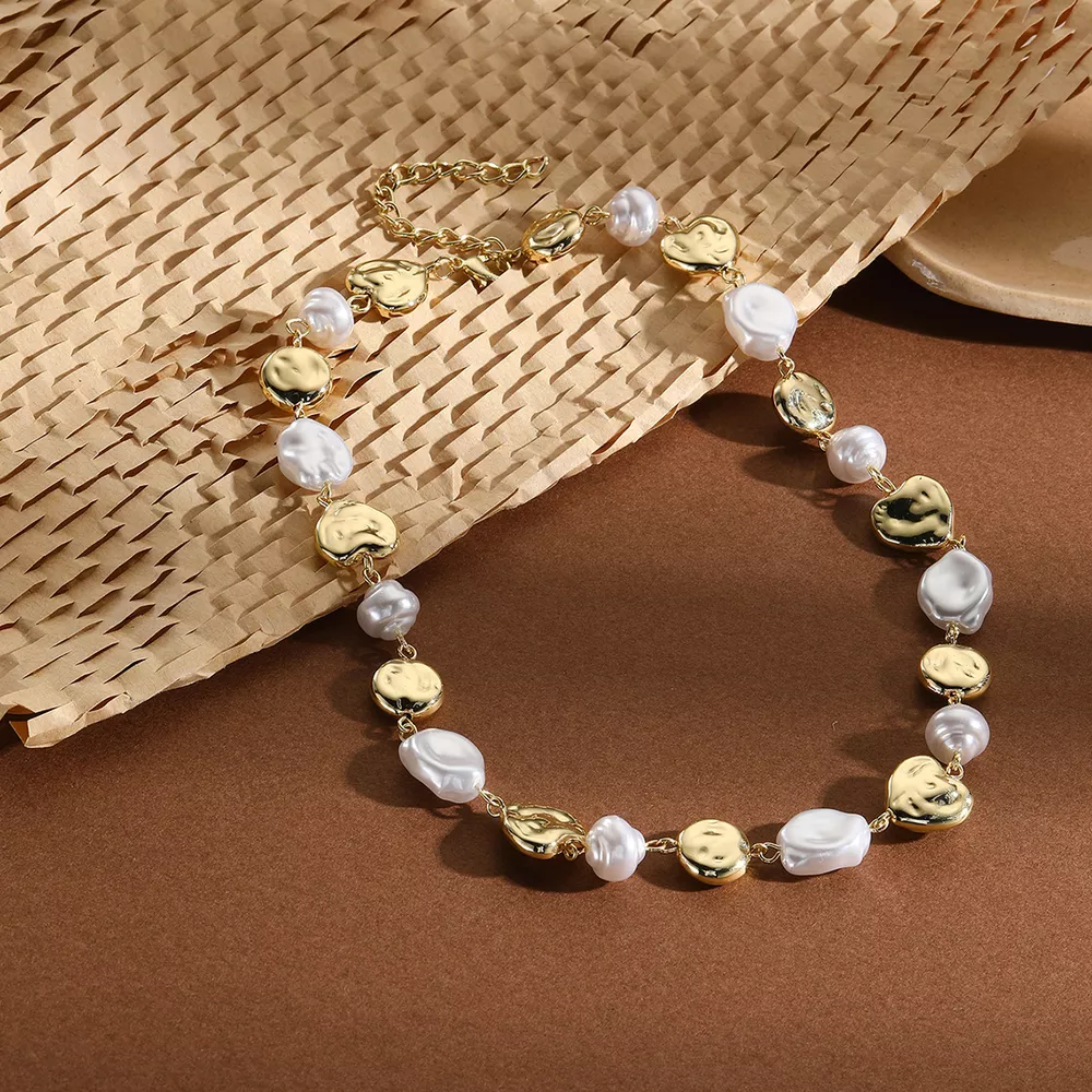Alloy Pearl Chain Necklace, image 10