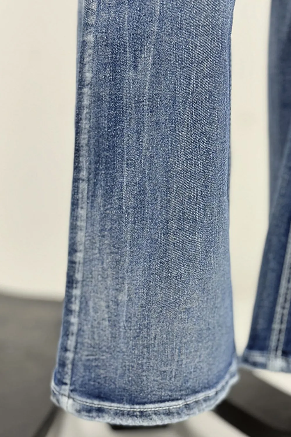 Star Embroidered Bootcut Jeans, image 6