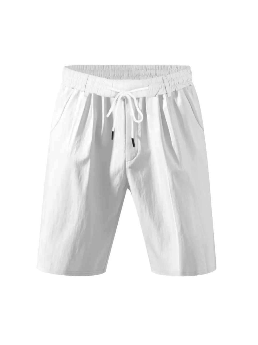 Men's Full Size Casual Lightweight Drawstring Shorts Plus Size, image 2