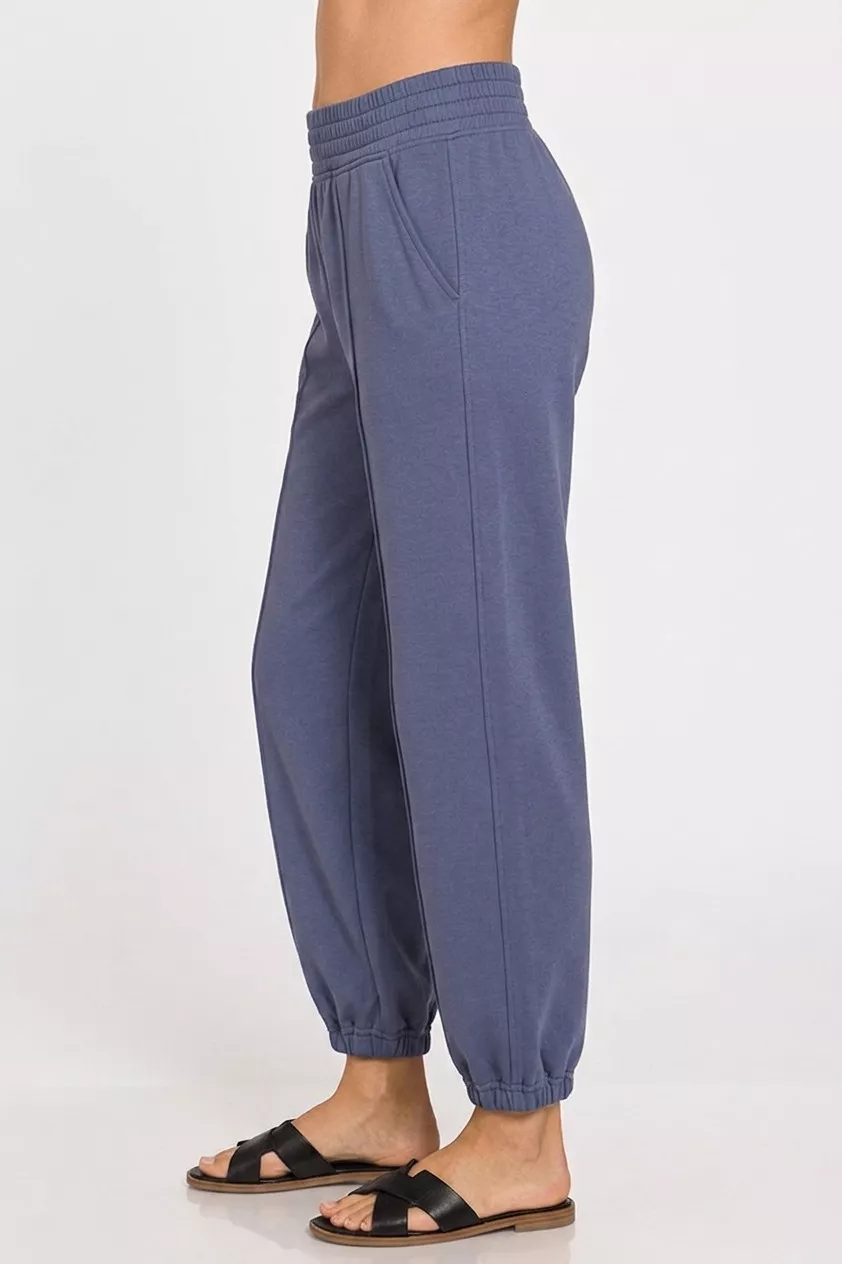 Scuba Elastic Waist Joggers with pockets, image 2