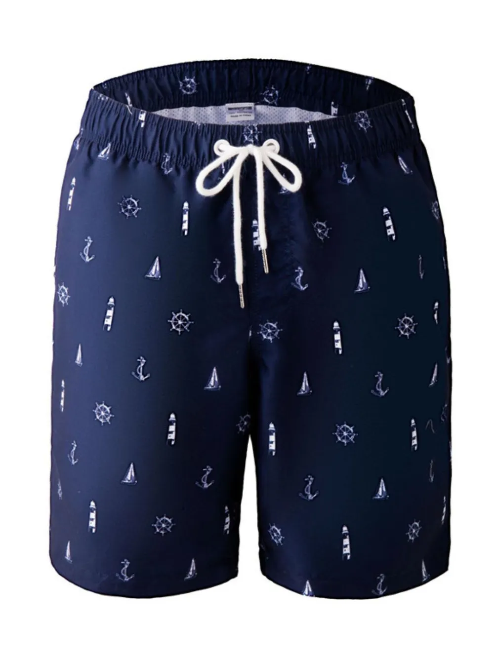 Men's Drawstring Printed Swim Shorts, image 4