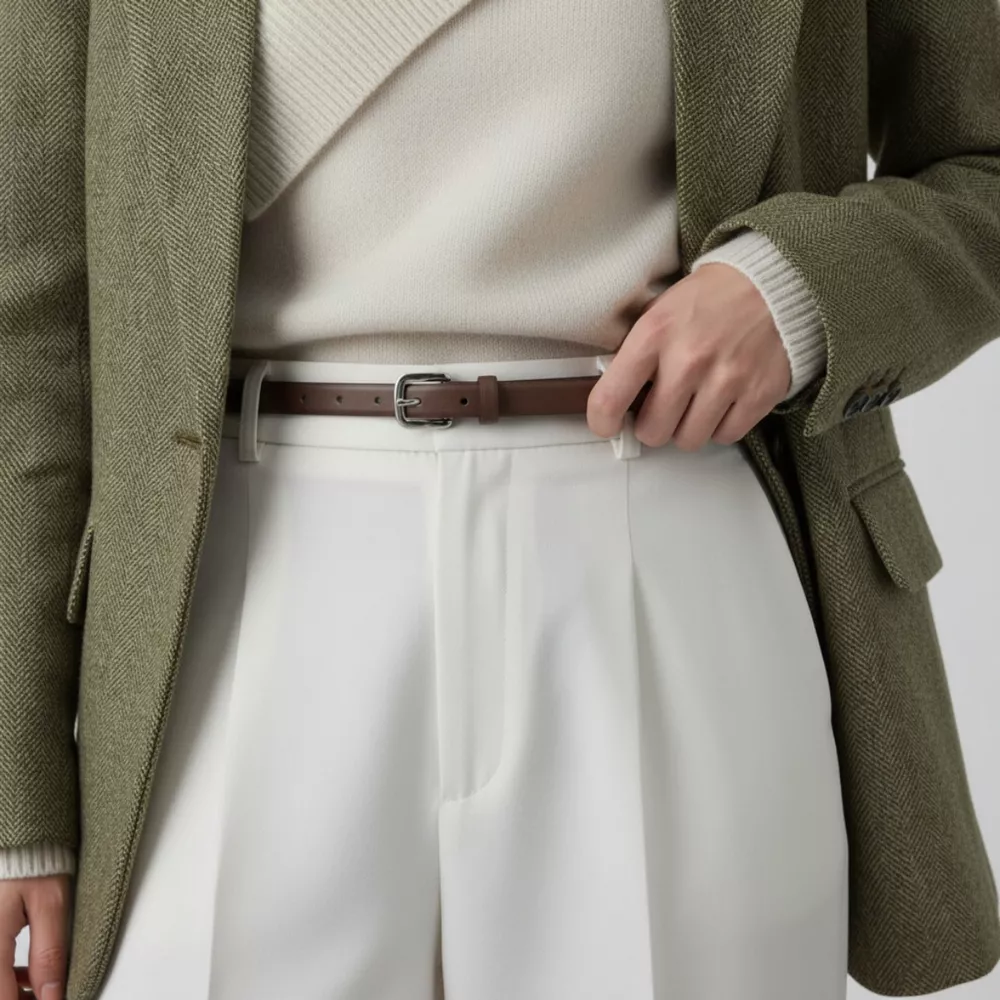 Buckle Skinny Belt, image 2