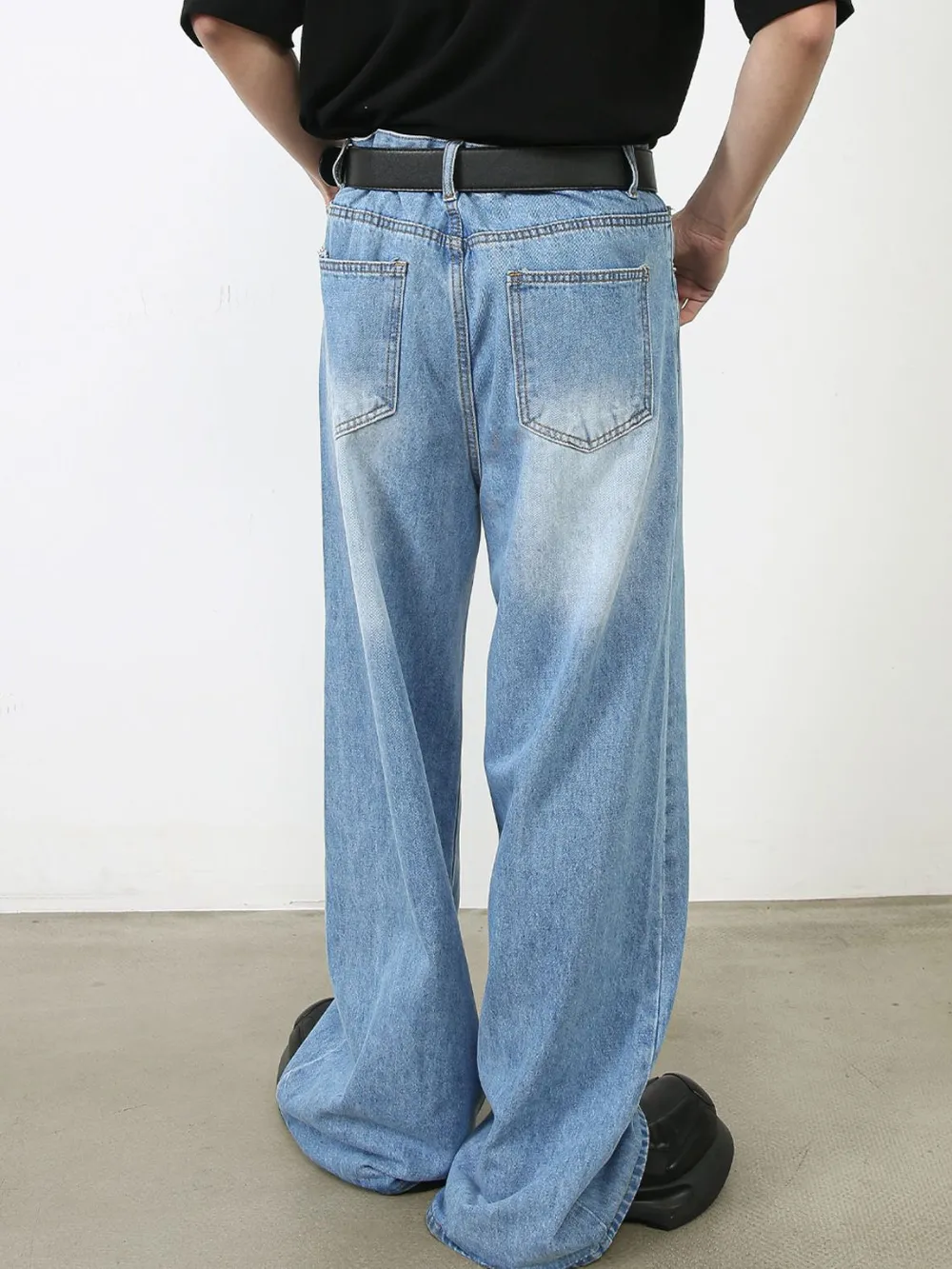 Men's Wide Leg Jeans, image 4