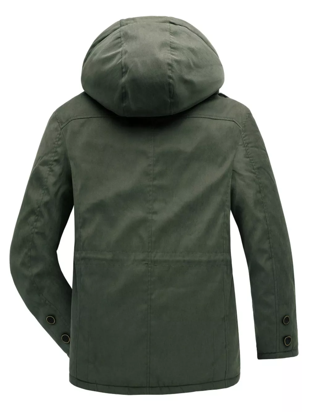 Men's Winter Hooded Zip Up Jacket, image 3