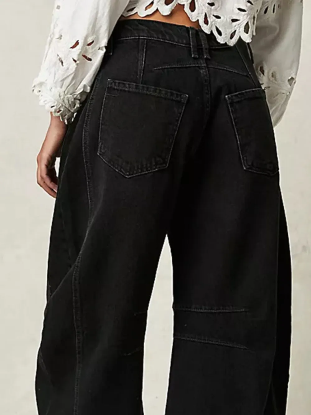 Wide Leg Relaxed Fit Jeans, image 8