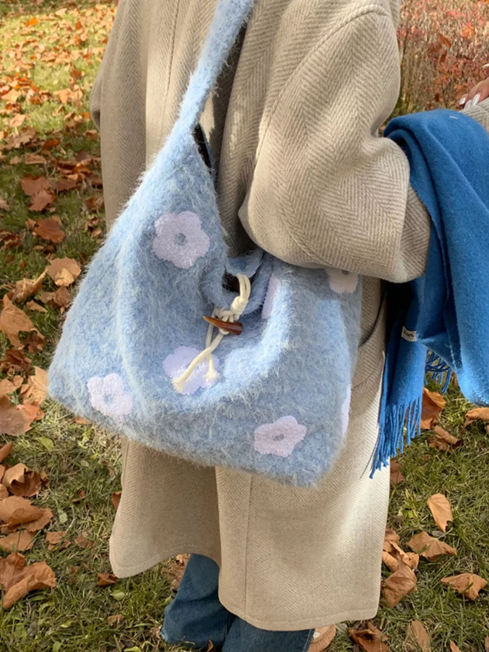 Floral Applique Handbag, image 9