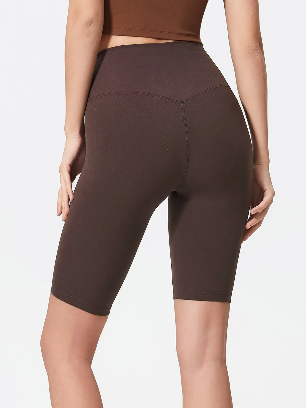 High Rise Wide Waistband Active Shorts, image 32