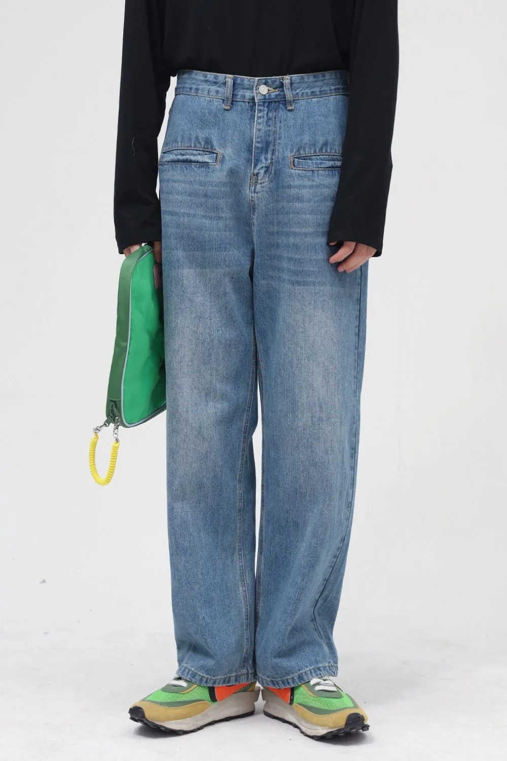 Front Pockets Baggy Jeans, image 2