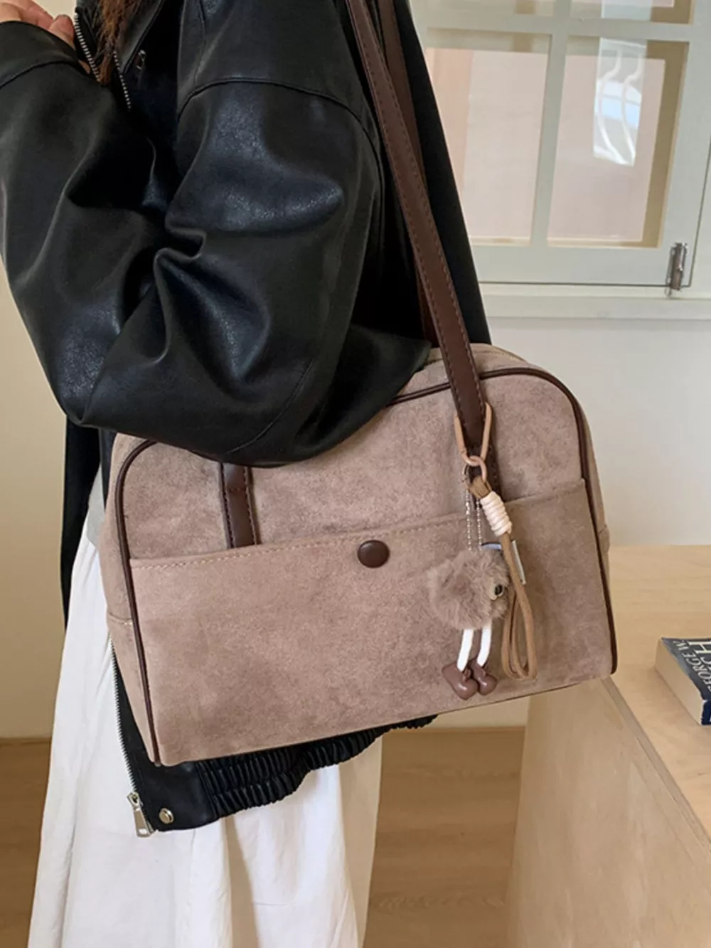 Vintage Handbag with Charm, image 5