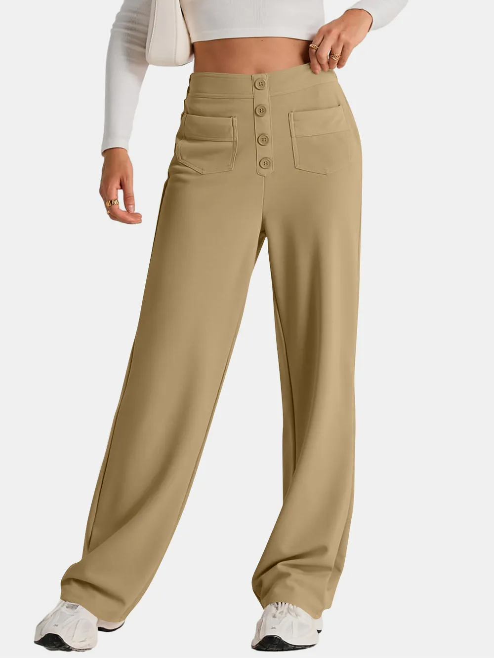 High Waist Wide Leg Pants, image 33