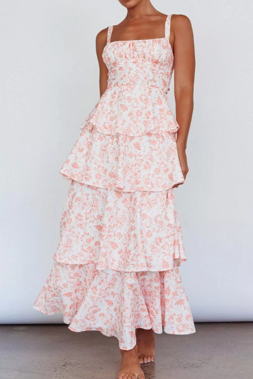 Floral Layered Maxi Dress, image 13