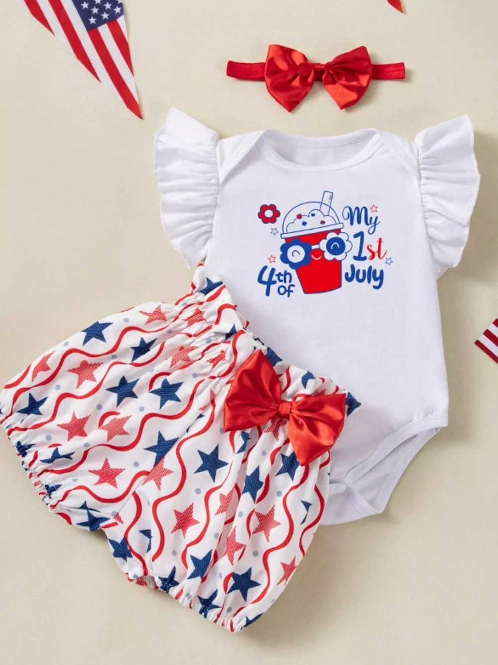 Children's Independence Day Outfit Set