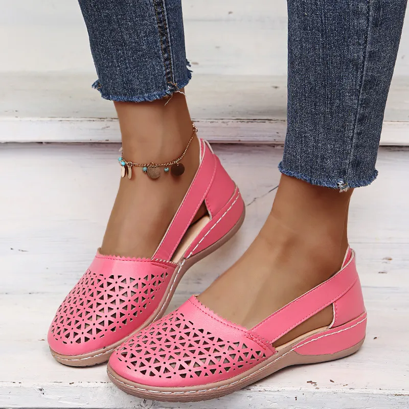 Cutout Round Toe Slip-Ons, image 10