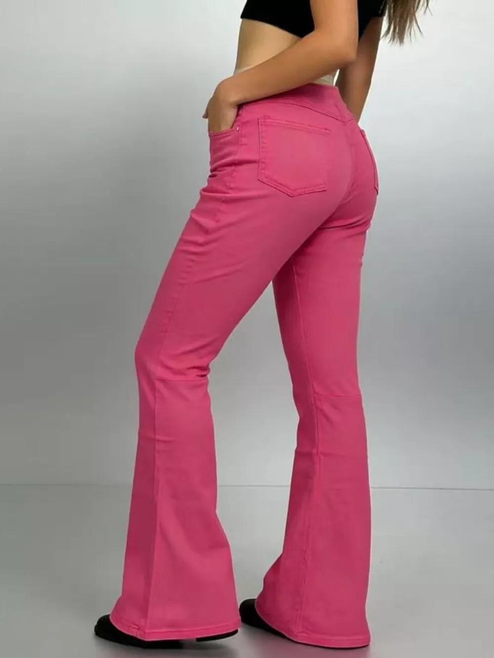High-Waisted Flare Jeans, image 7
