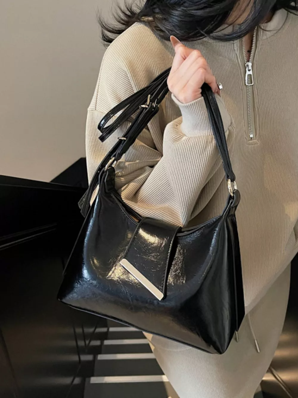 Adjustable Strap Crossbody Bag, image 2