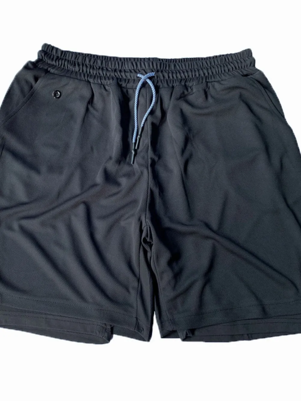 Men's Plus Size Drawstring Active Shorts with Pockets