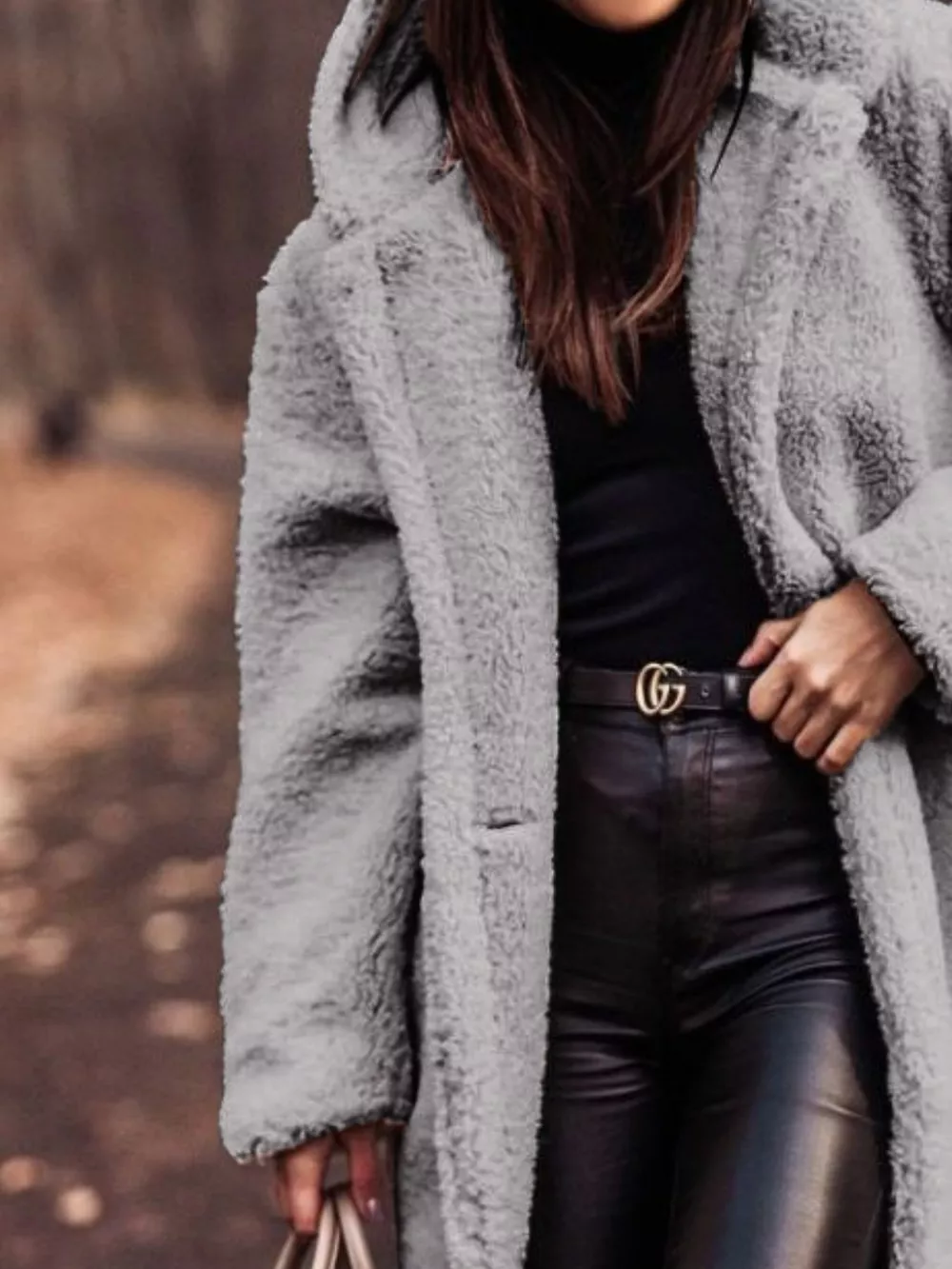 Teddy Bear Hooded Longline Outerwear, image 6