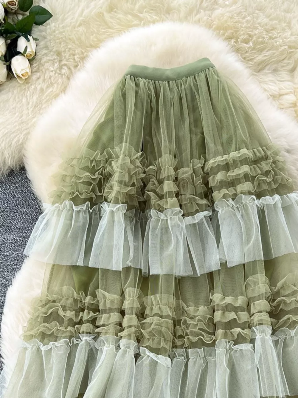 Ruffle Tulle Skirt, image 11