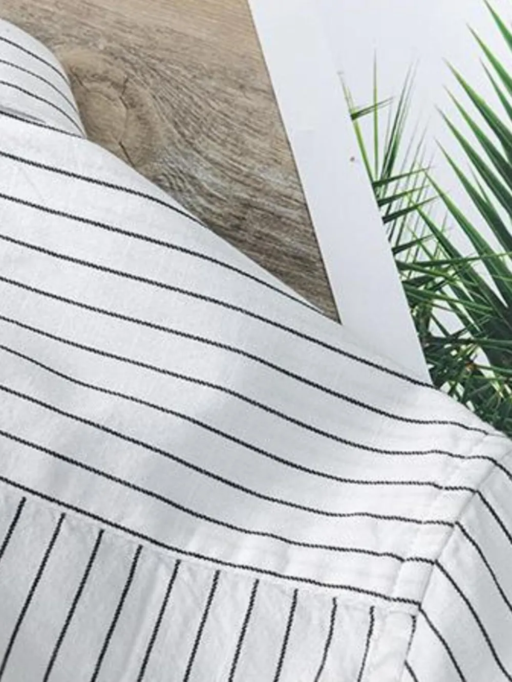 Men's Plus Size Striped Button Up Long Sleeve Shirt, image 7