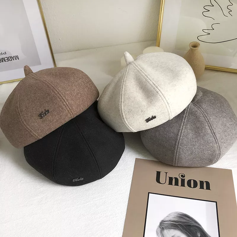 Solid Color Beret Hat, image 4