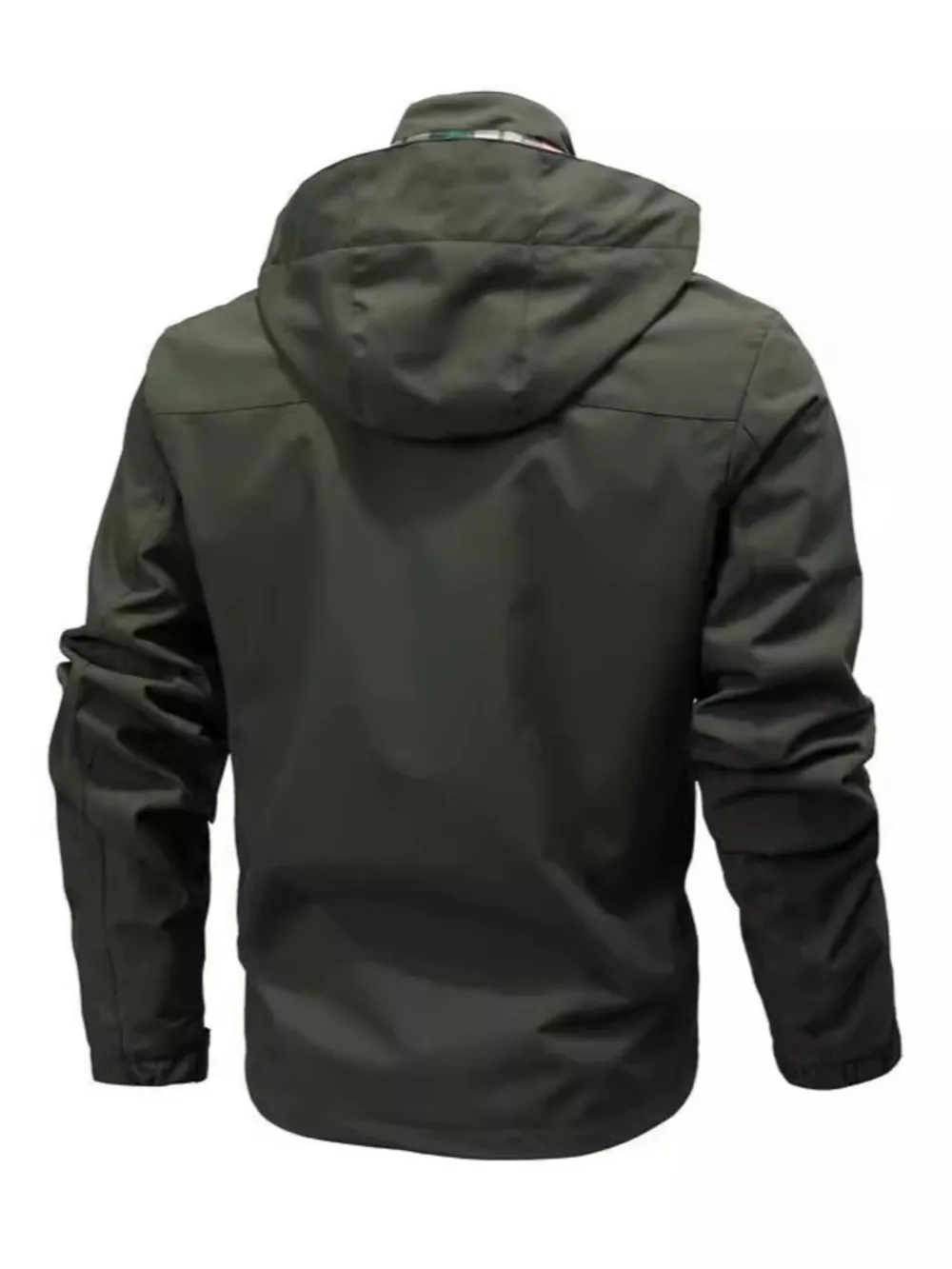 Men's Plus Size Hooded Outdoor Windproof Coat, image 2