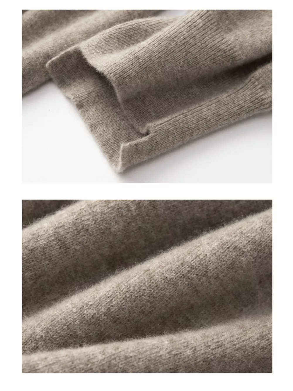 High-Waisted Drawstring Wool Sweater Pants, image 7