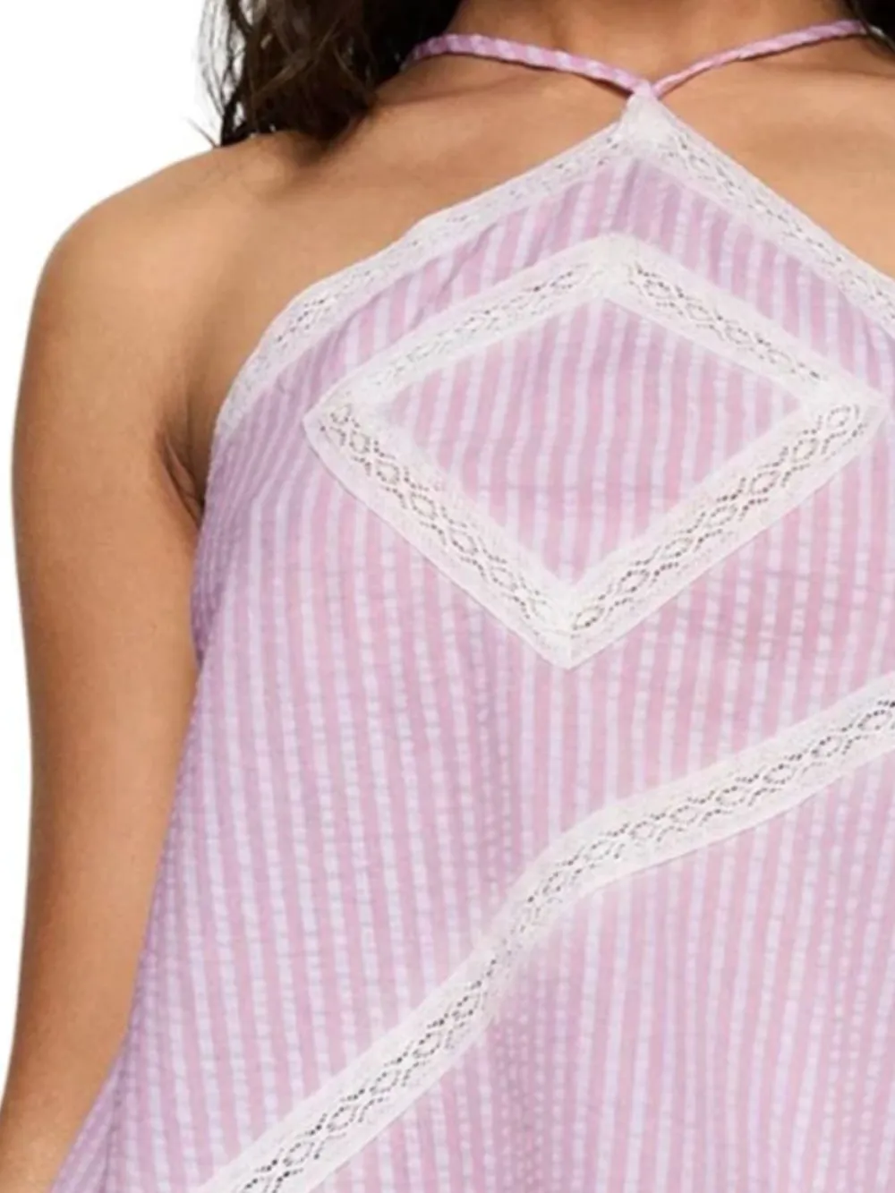 Striped Halter Neck Cami, image 9