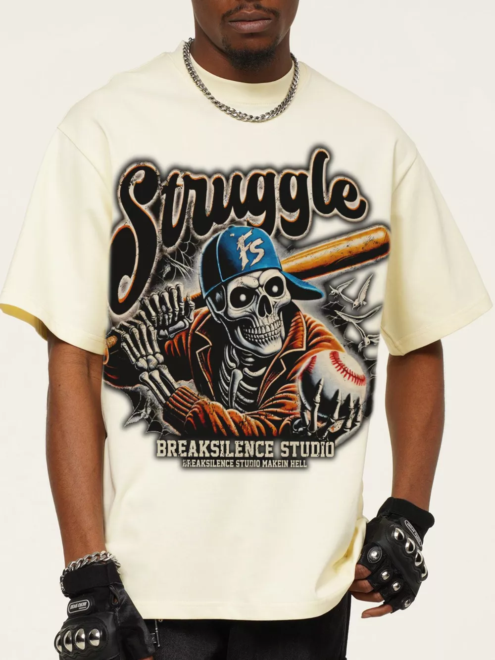 Men's Graphic Round Neck Short Sleeve T-Shirt, image 6