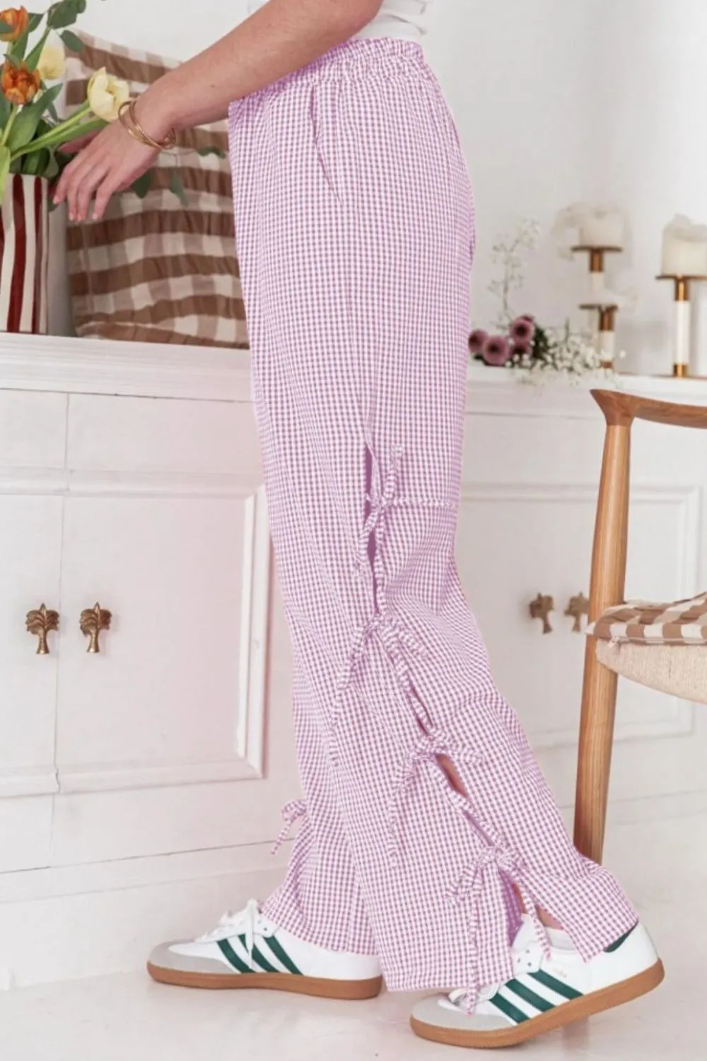 Side Tied Pants with Pockets, image 11