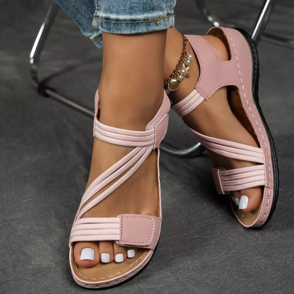 Open Toe Wedge Sandals, image 4