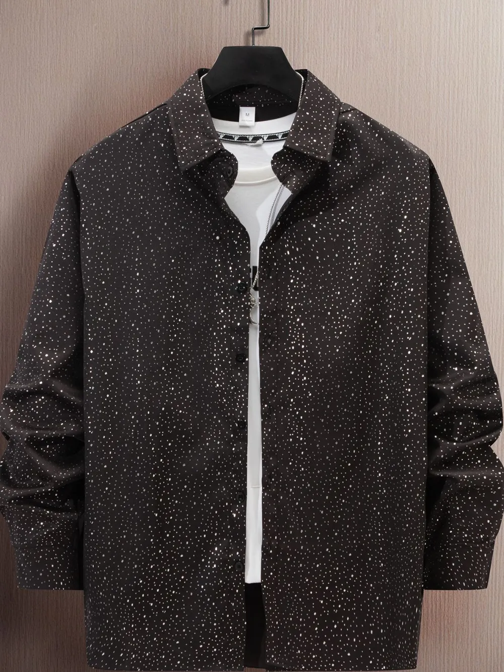Men's Full Size Button Up Long Sleeve Shirt Plus Size, image 6