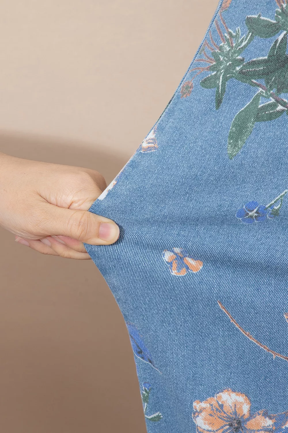 Floral Print Wide-Leg Jeans, image 13