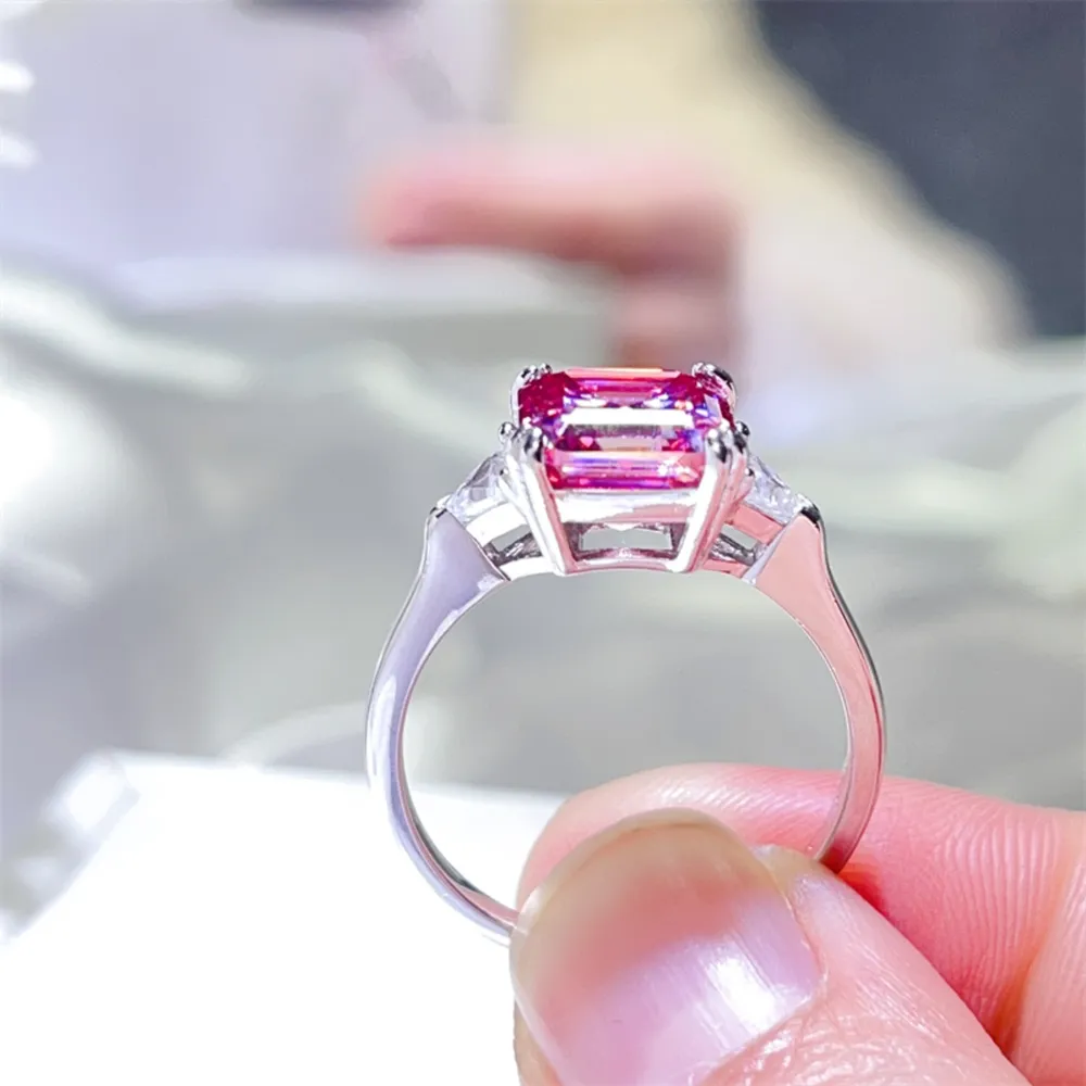 3 Carat Moissanite 925 Sterling Silver Ring, image 4