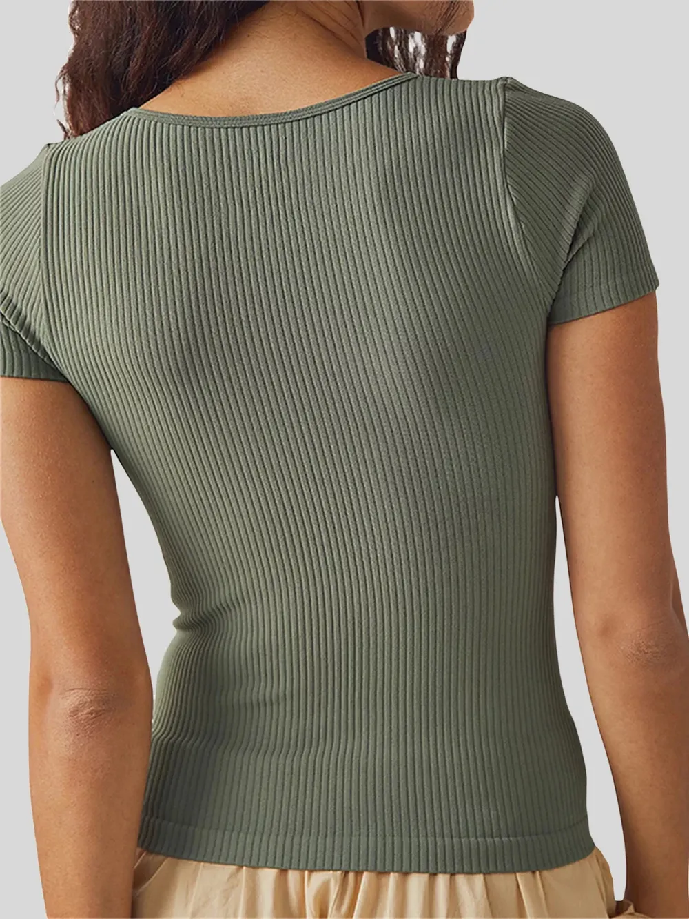 Round Neck Short Sleeve T-Shirt, image 10