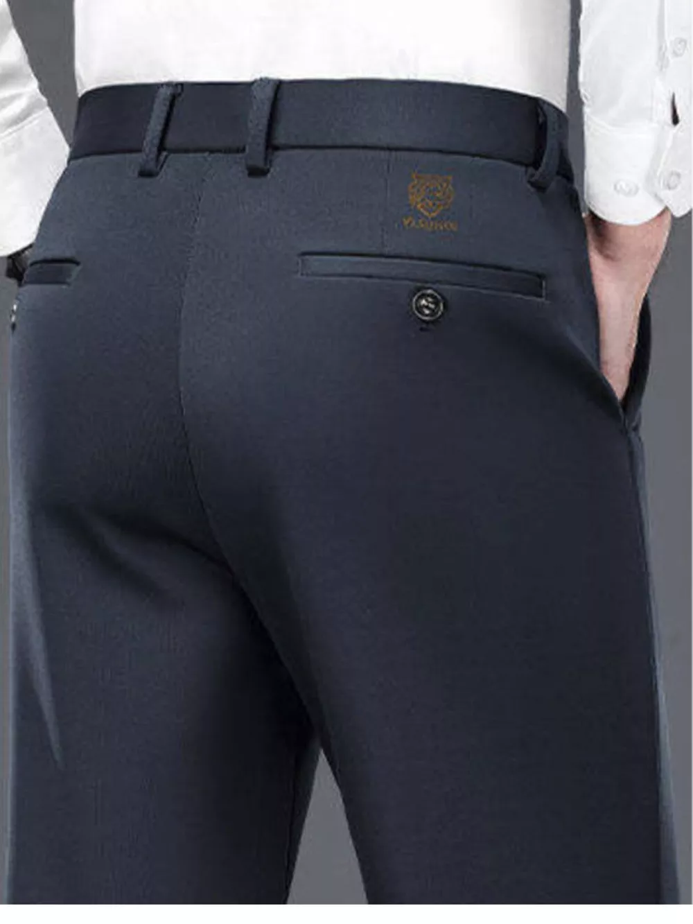 Men's Pocketed Thermal Straight Leg Pants, image 3