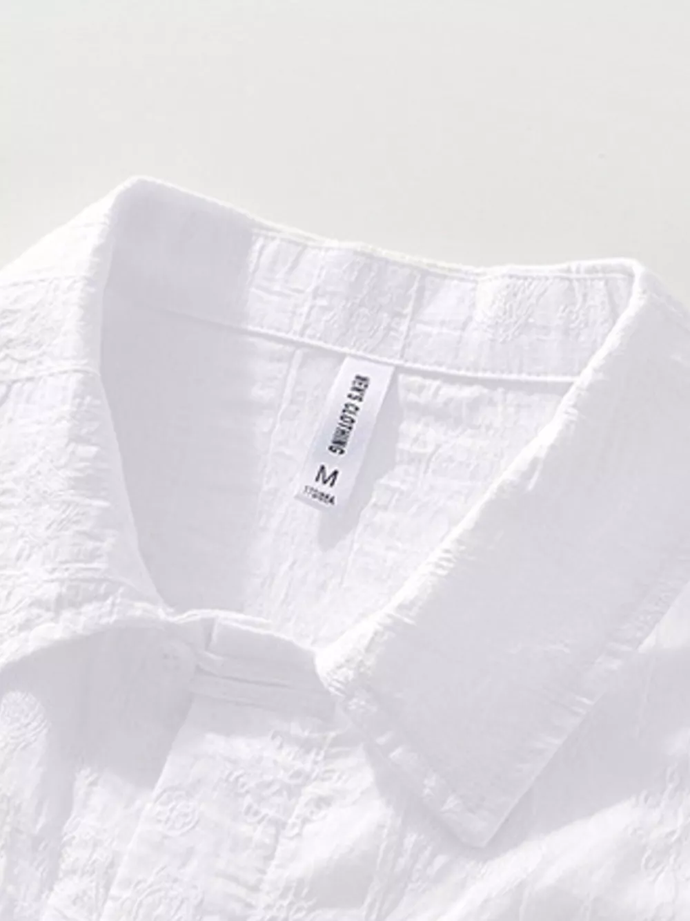 Men's Plus Size Casual Button Up Short Sleeve Shirt, image 9