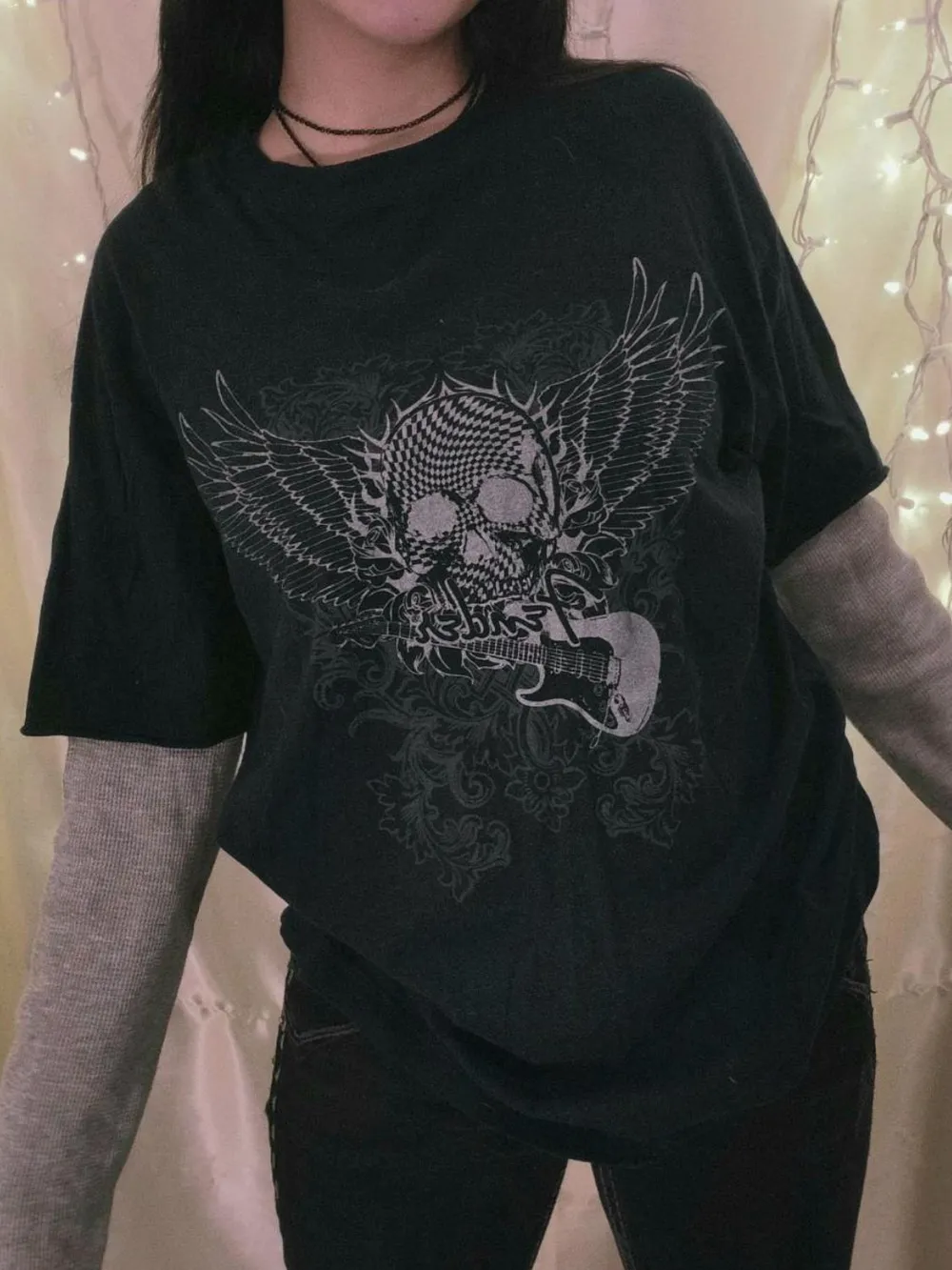 Graphic Round Neck Short Sleeve T-Shirt, image 3